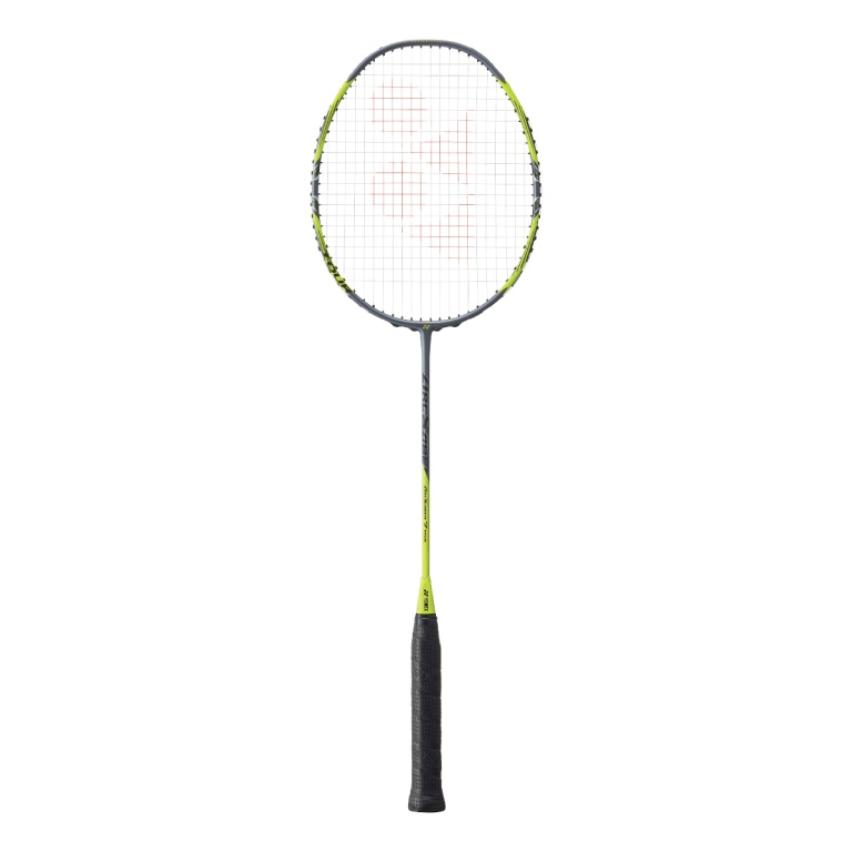 Yonex Badmintonschläger ARC Saber 7 Tour (ausgewogen, mittel) grau/gelb- besaitet -
